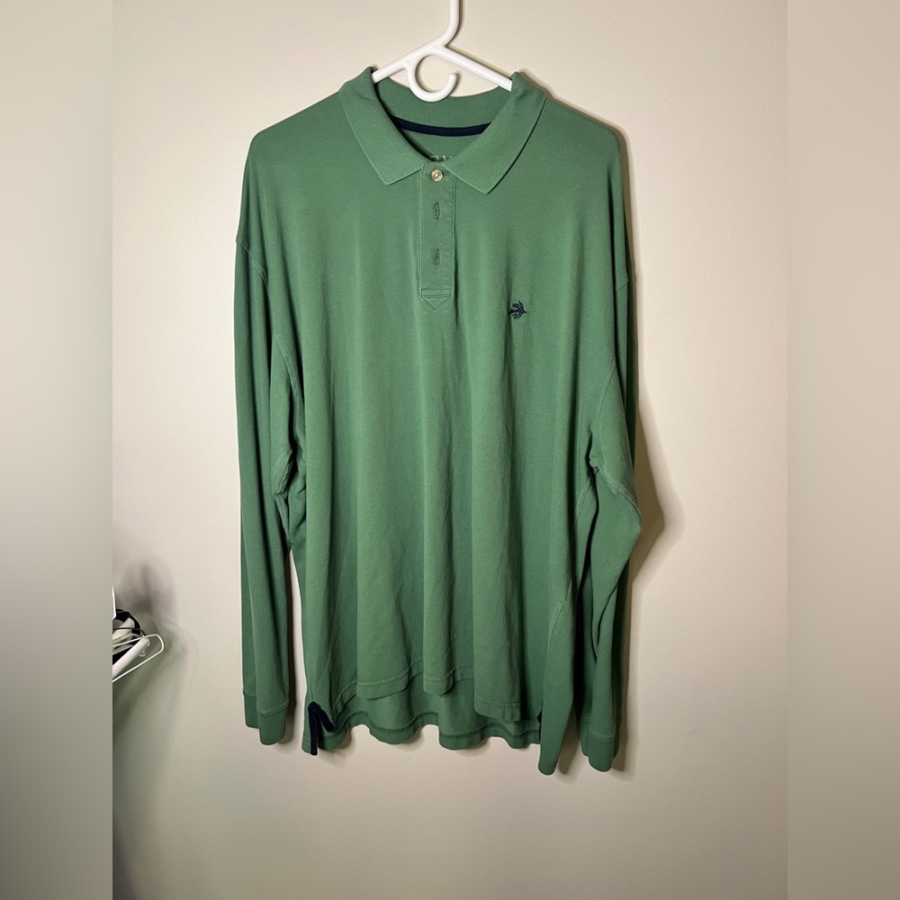 Orvis Forest Green Long Sleeve Polo (XL)
